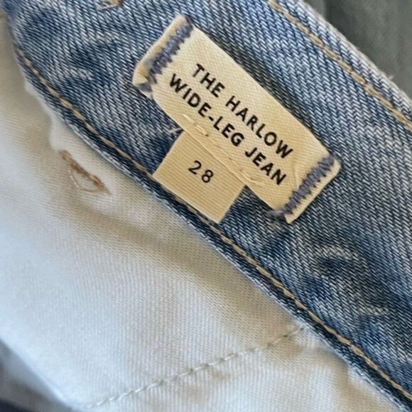 MADEWELL Harlow Wide Leg Jeans Women 28 Airy Denim Pleated Relaxed NO671 - Picture 11 of 13